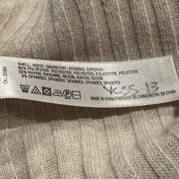 Saturday Sunday Dress Minimalist Coastal Cottage Drop Waist Sleeveless Tan XS - Picture 4 of 6